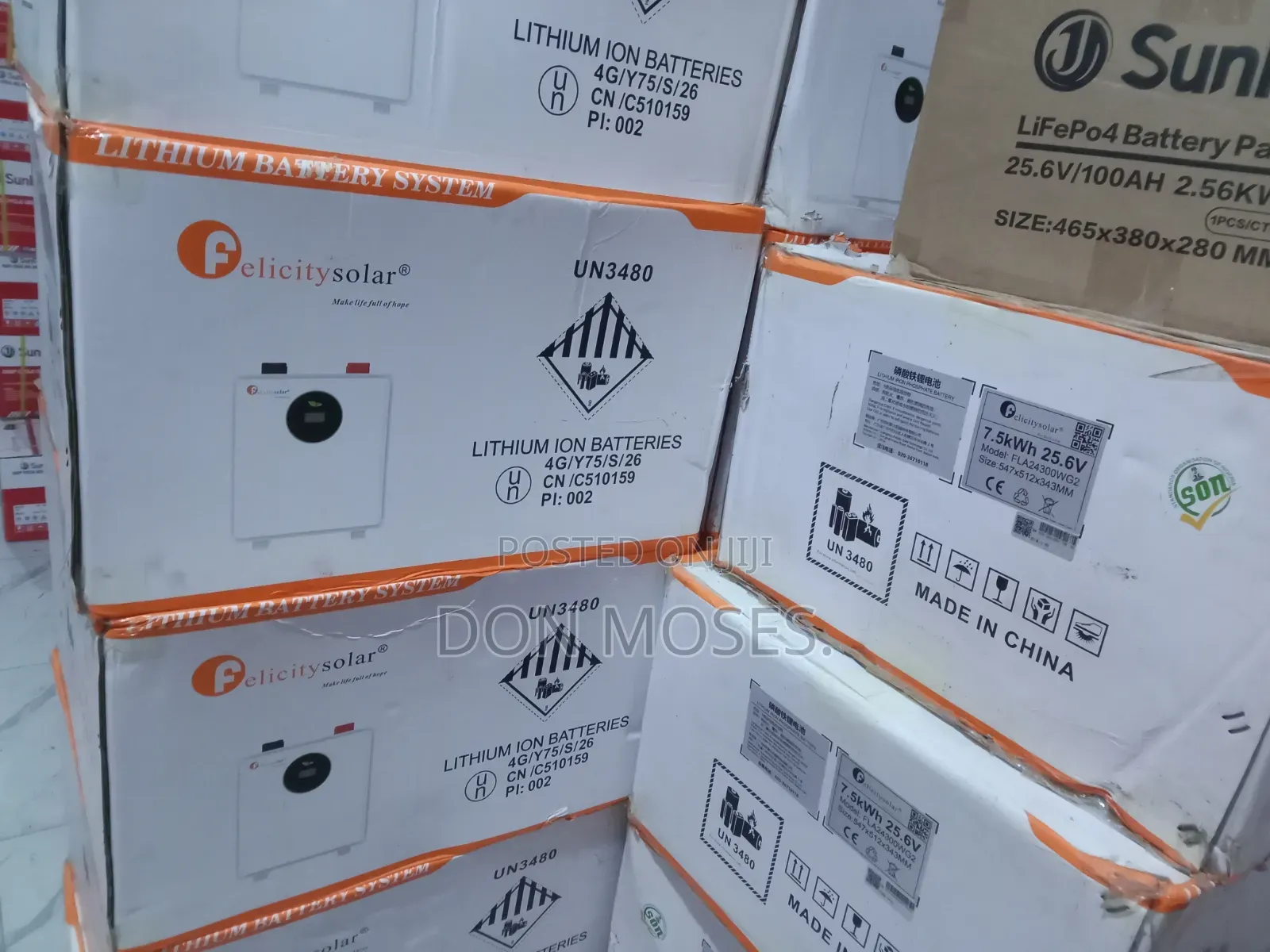 7.5kwh 24v Felicity Solar Lithium Battery