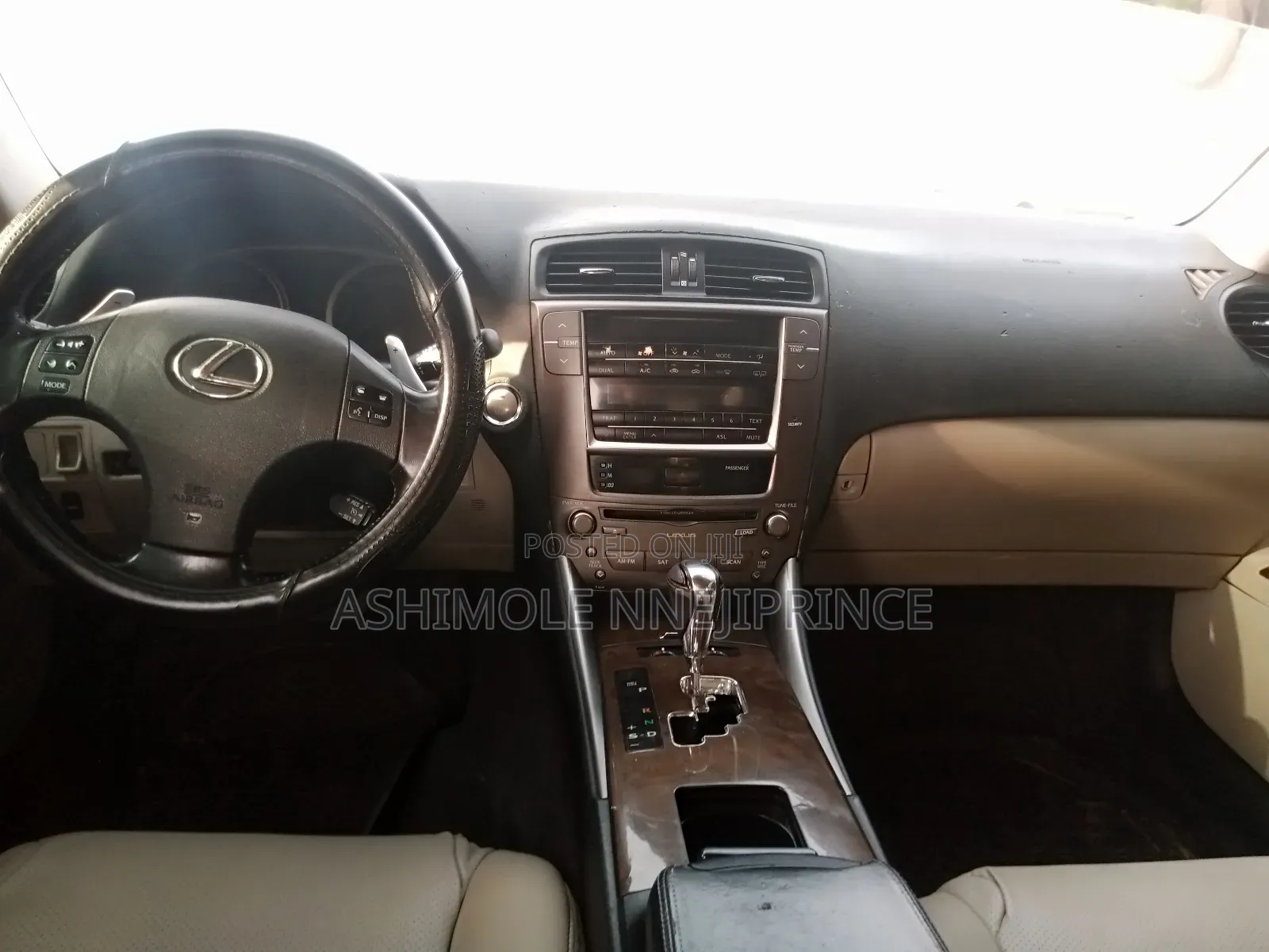 Lexus IS 250 AWD Automatic 2010 Black
