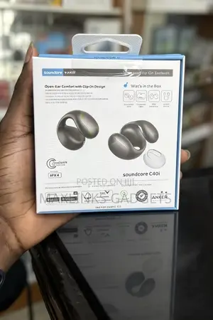 Soundcore C40i | Flexible and Comfortable Clip-on Earbuds