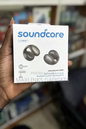 Soundcore C40i | Flexible and Comfortable Clip-on Earbuds