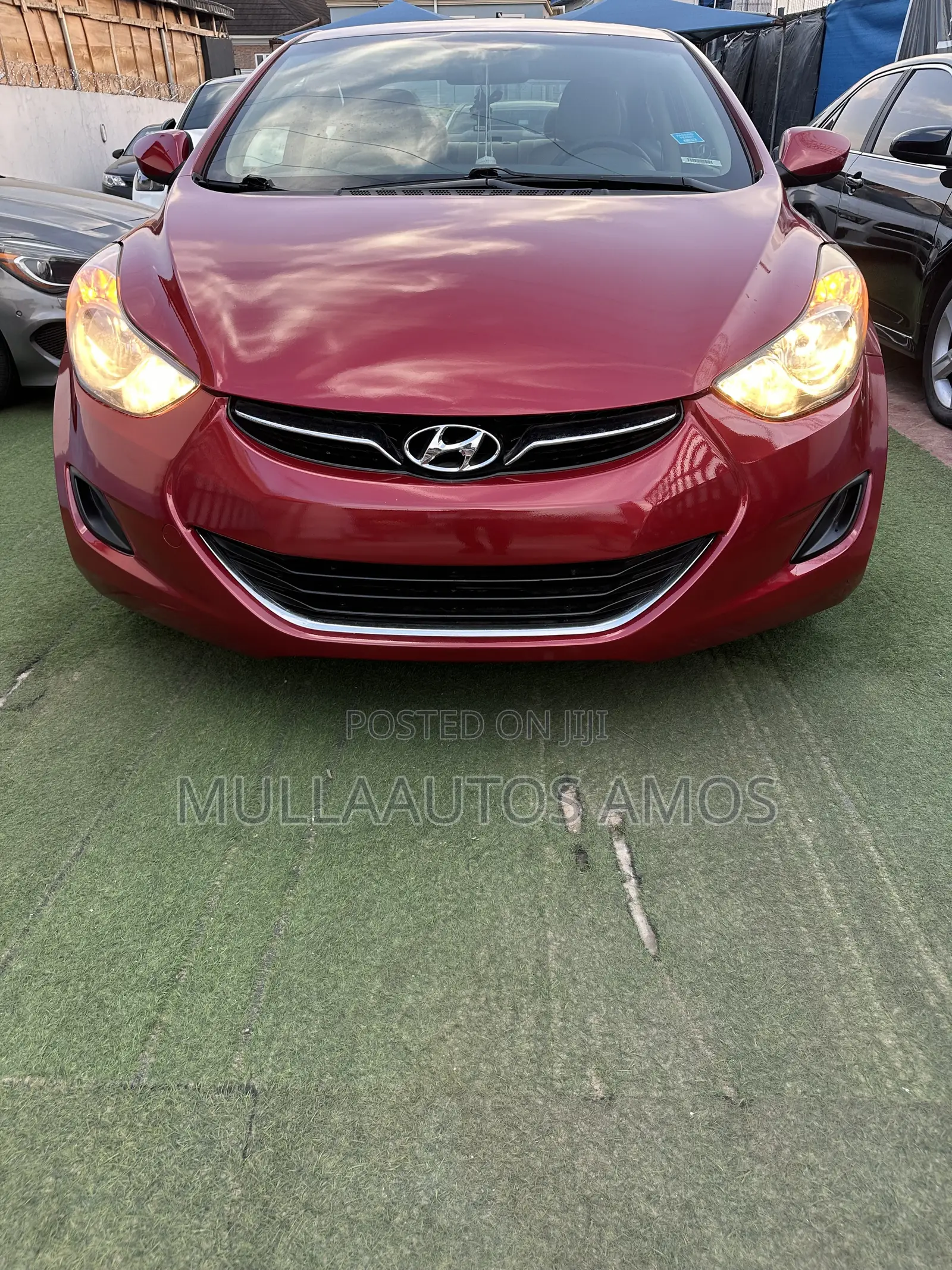 Hyundai Elantra Limited 2011 Red