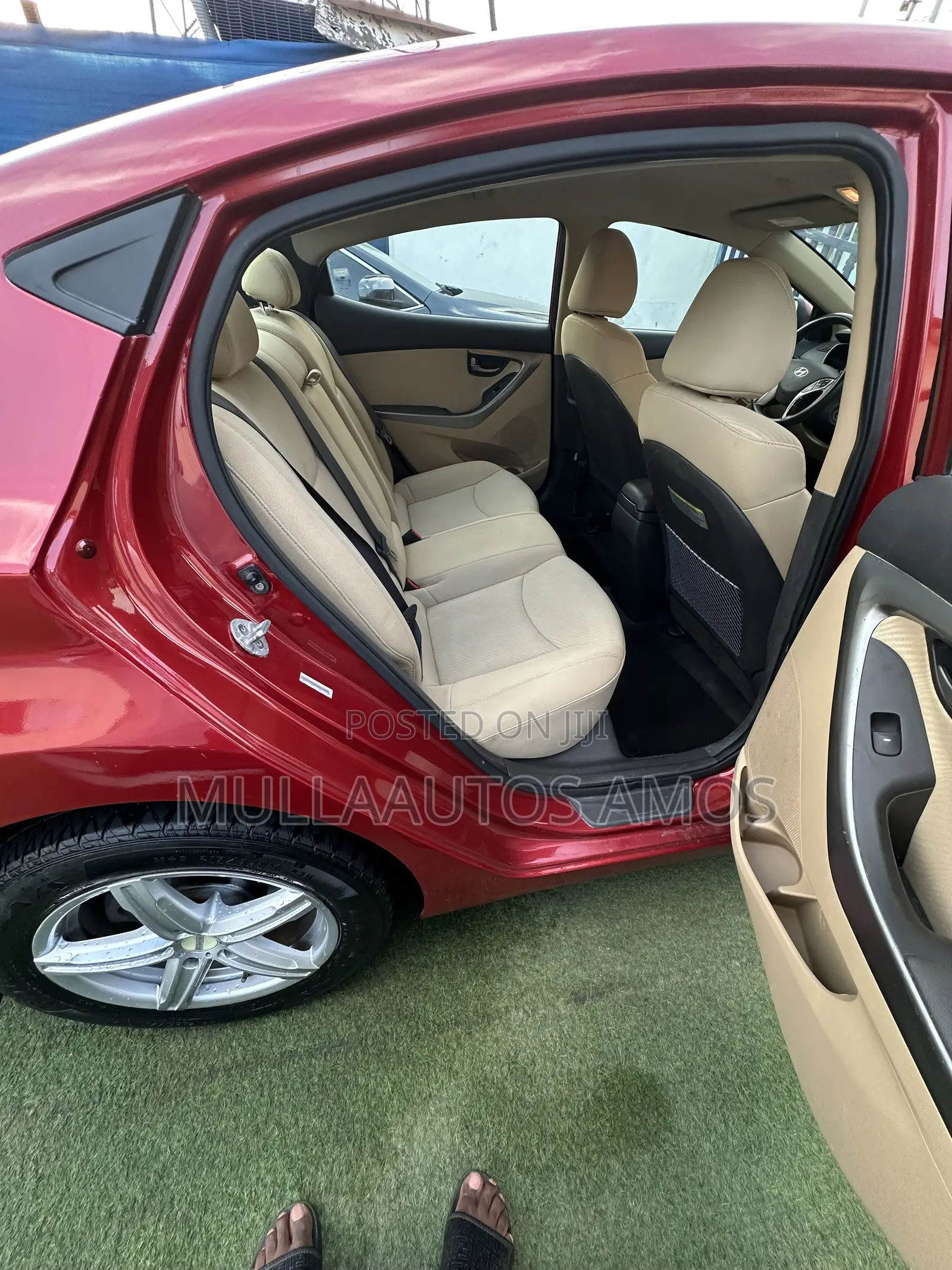 Hyundai Elantra Limited 2011 Red
