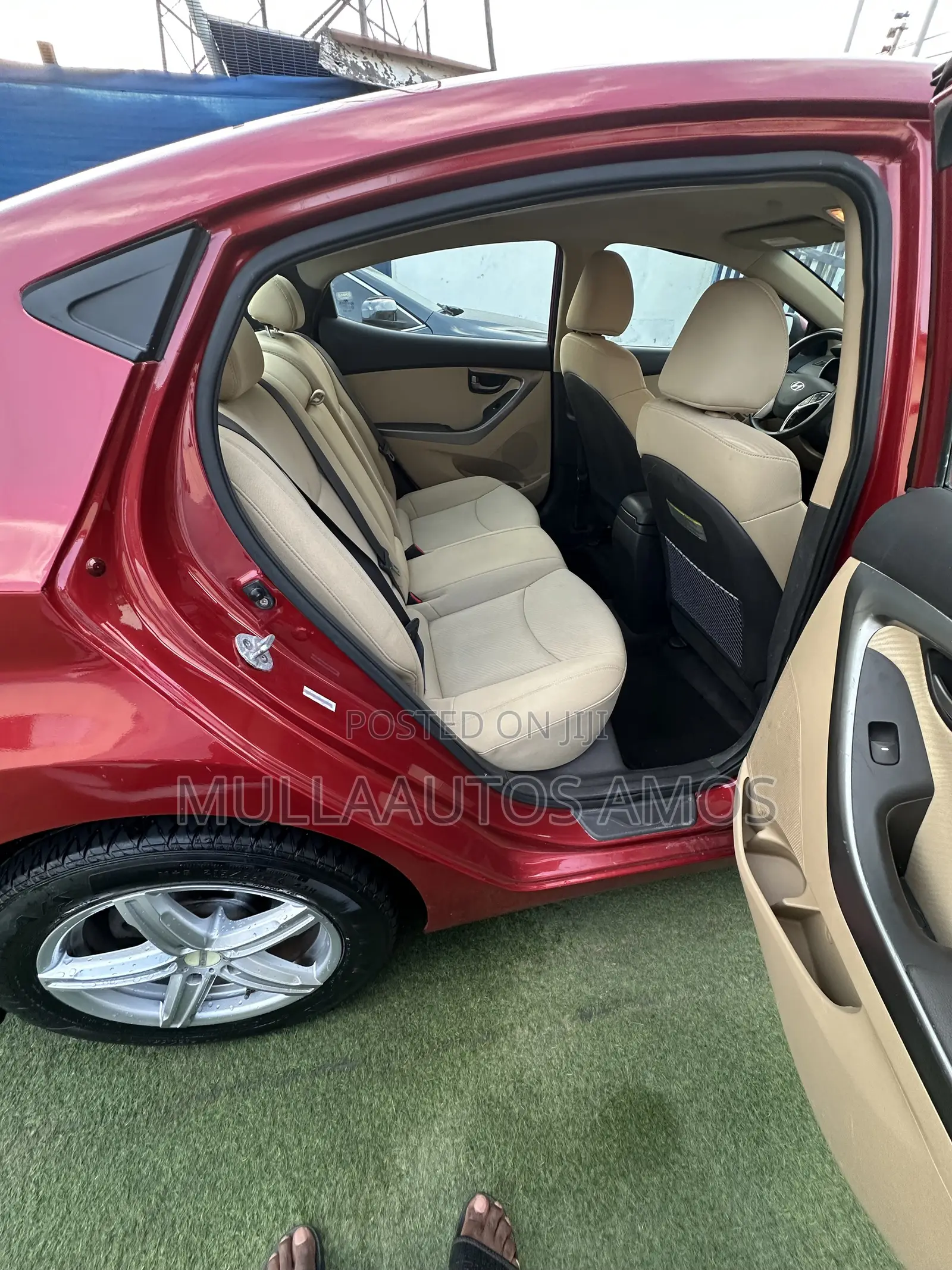 Hyundai Elantra Limited 2011 Red