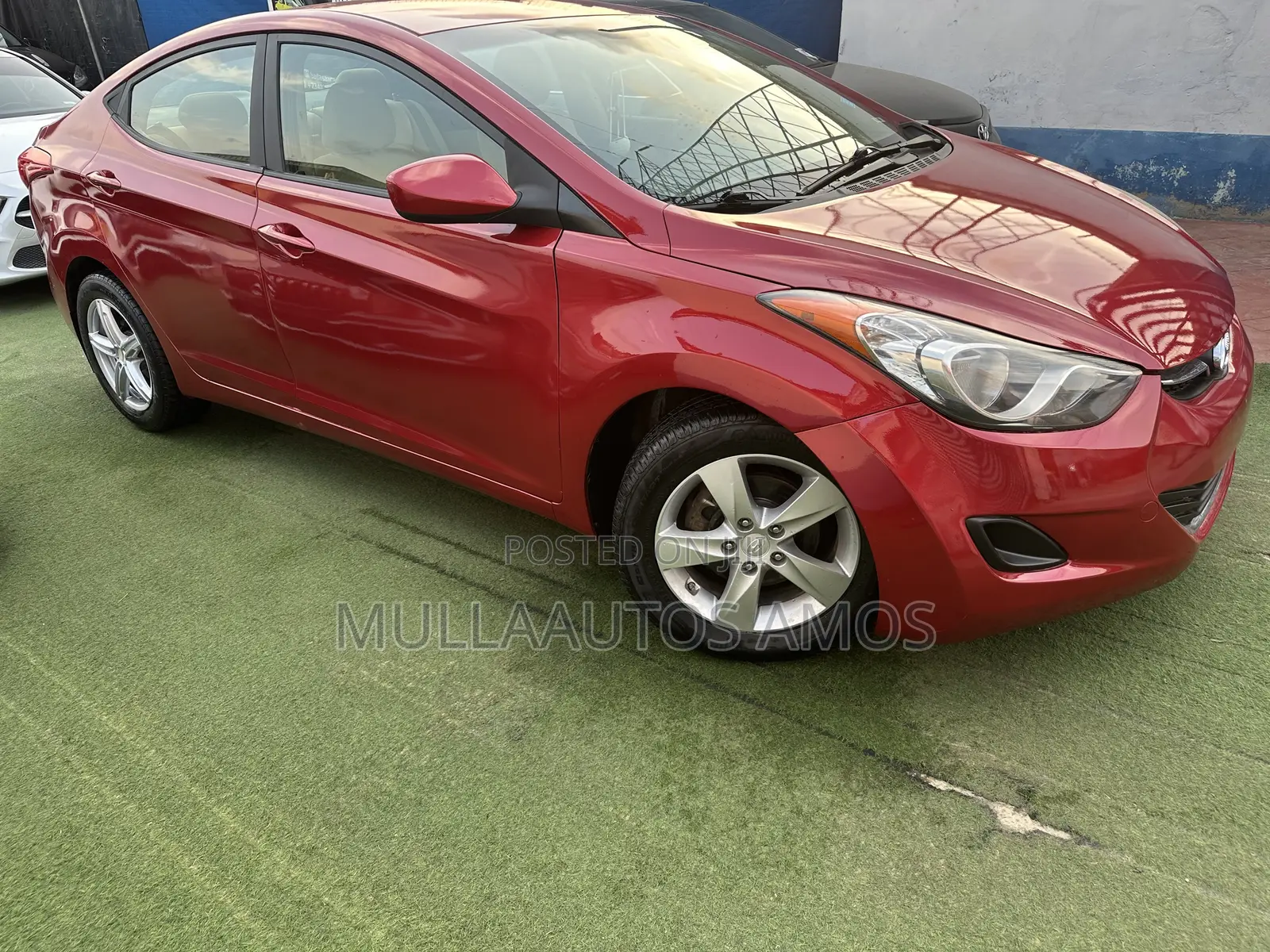 Hyundai Elantra Limited 2011 Red