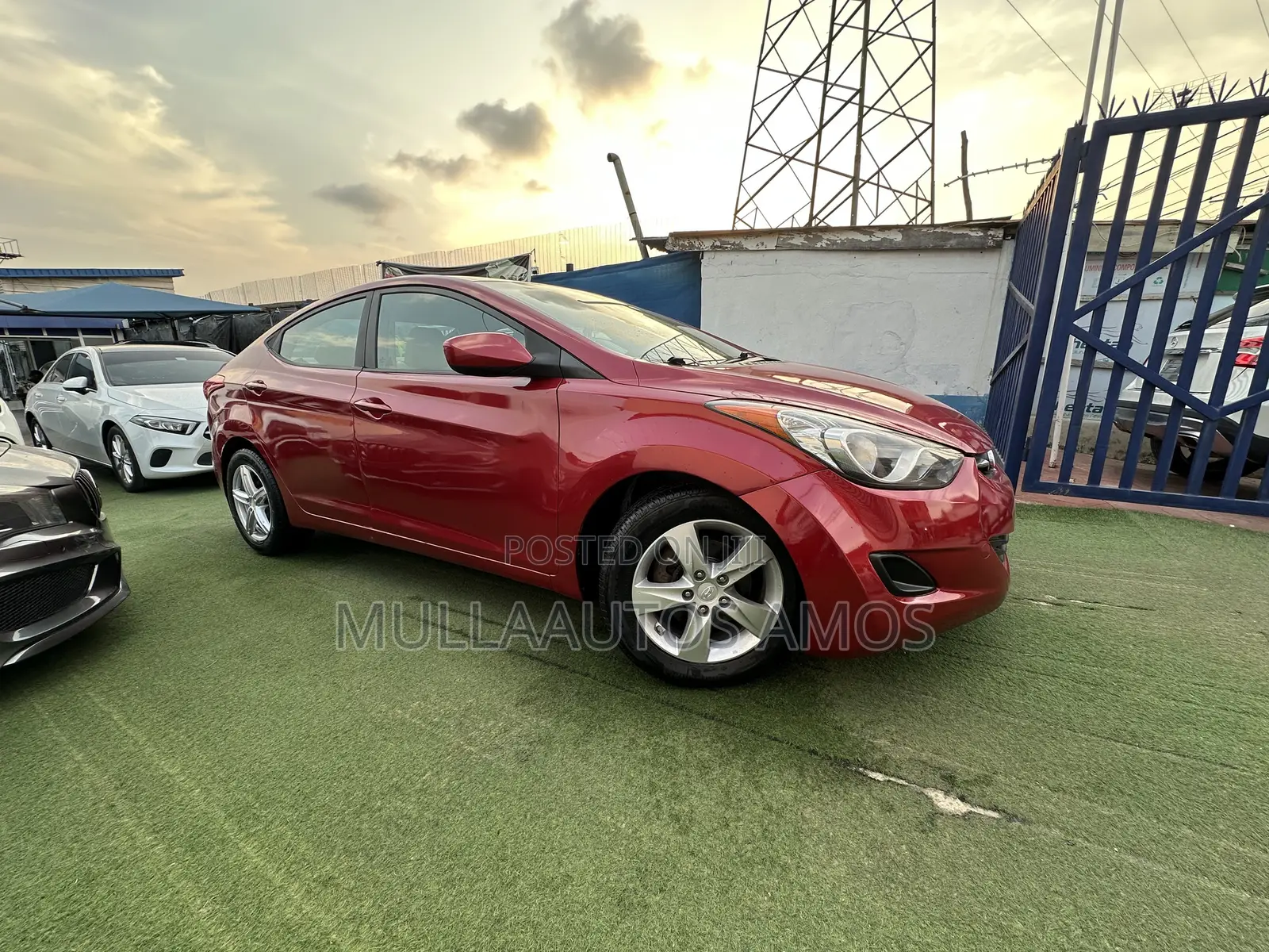 Hyundai Elantra Limited 2011 Red