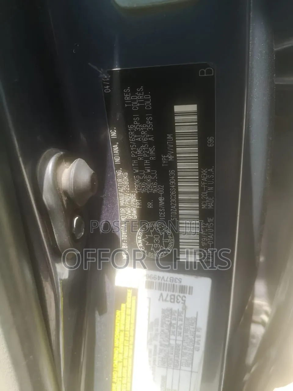 Toyota Sienna 2006 Gray