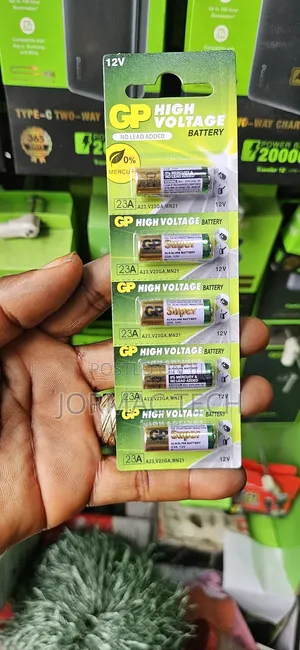5pcs of GP HIGH Voltage 23A 12v Alkaline Batteries