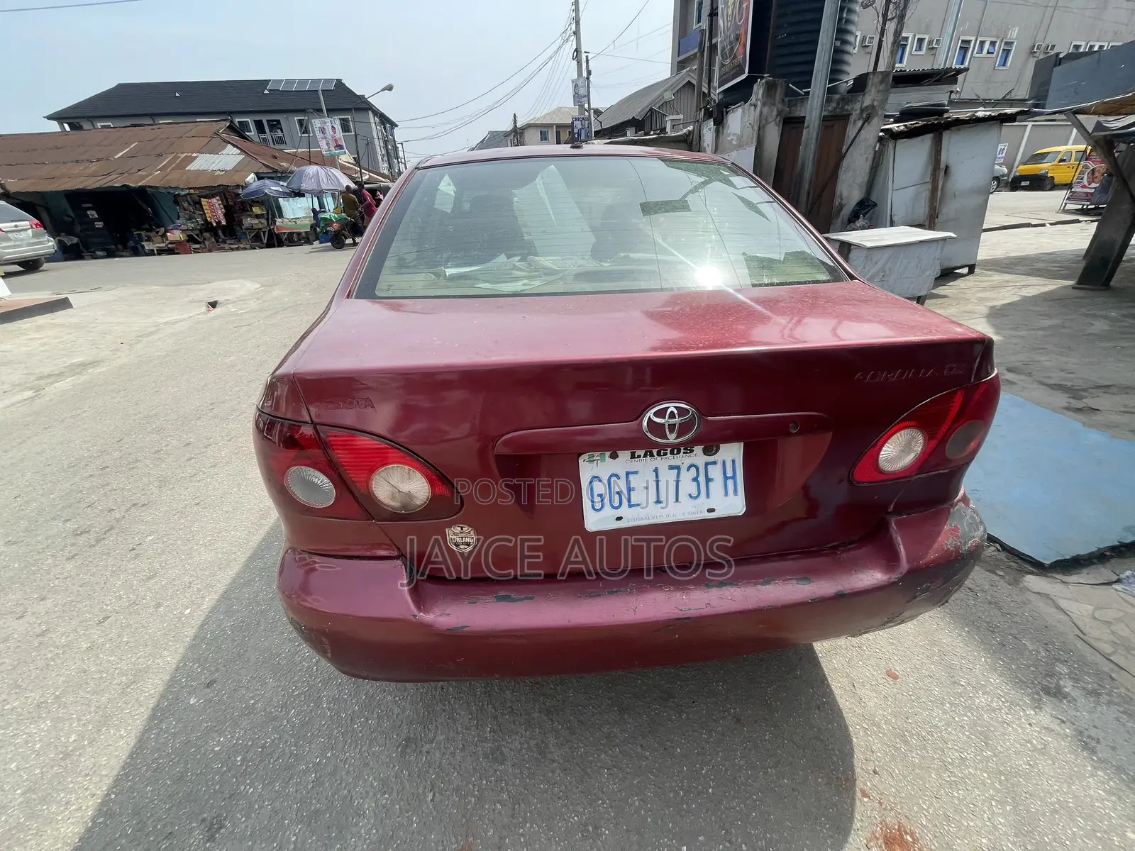 Toyota Corolla 2005 Burgundy