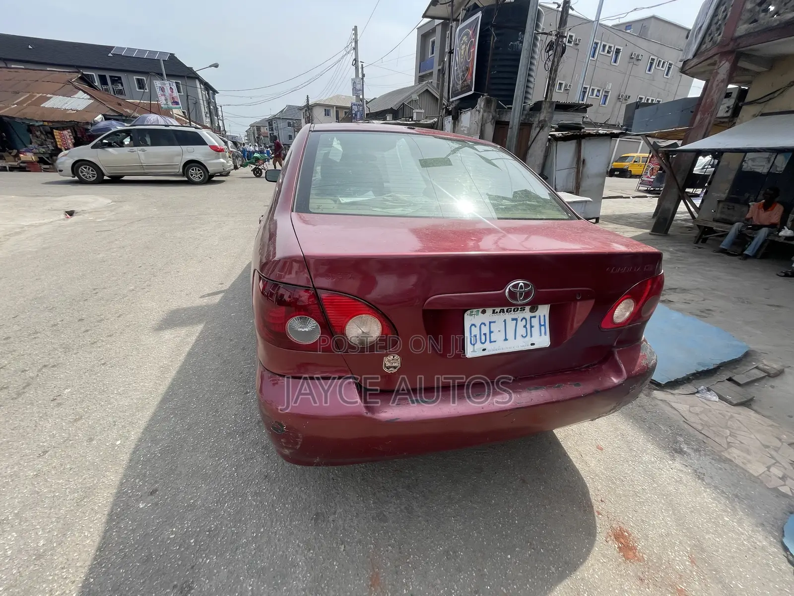 Toyota Corolla 2005 Burgundy