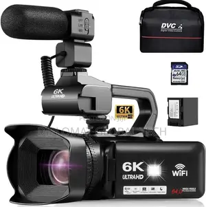 Acurva 6k UHD Camcorder Video Camera Wit Wi-Fi 64mp Ir 18X DigitalZoom