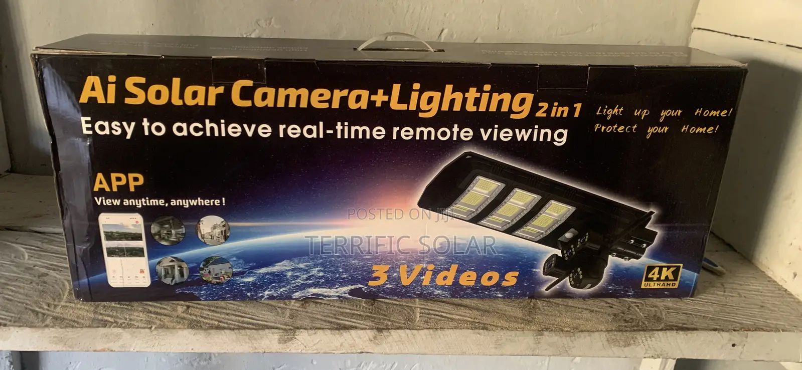 Street Lights,with CCTV Cameras 3 in One