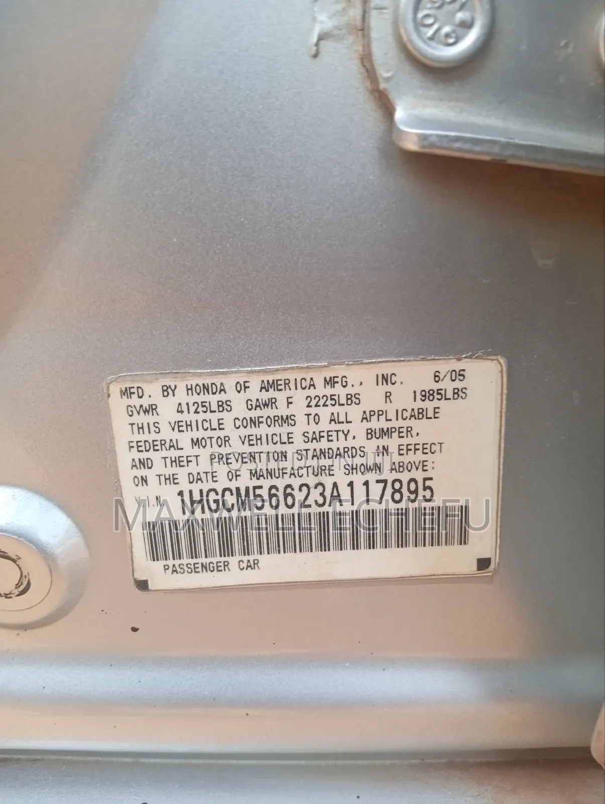 Honda Accord Sedan EX 2006 Silver
