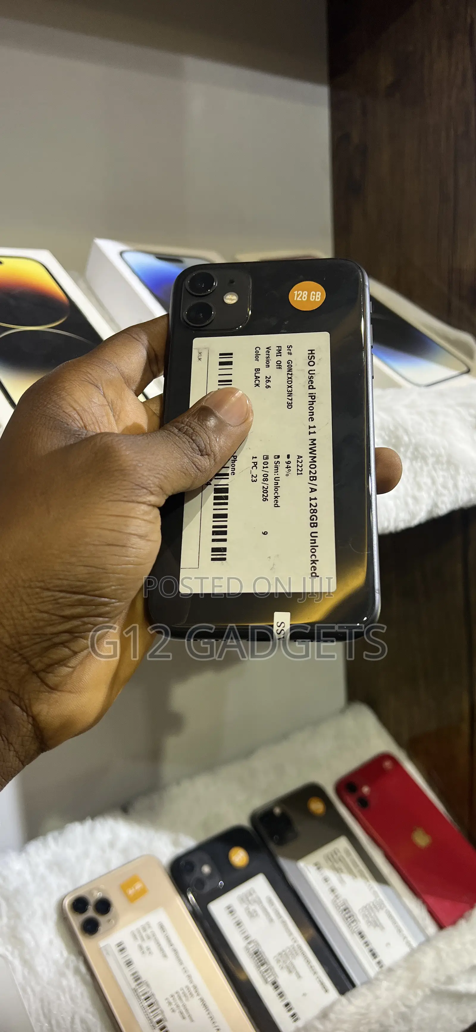 New Apple iPhone 11 128 GB Black