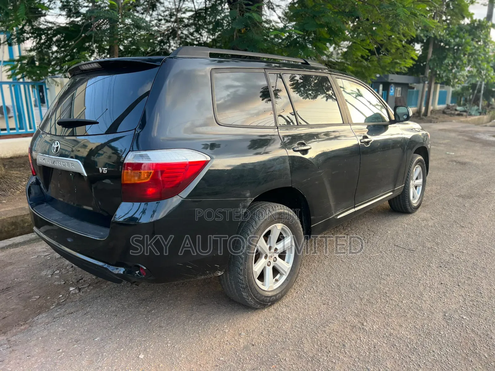 Toyota Highlander 4x4 2008 Black
