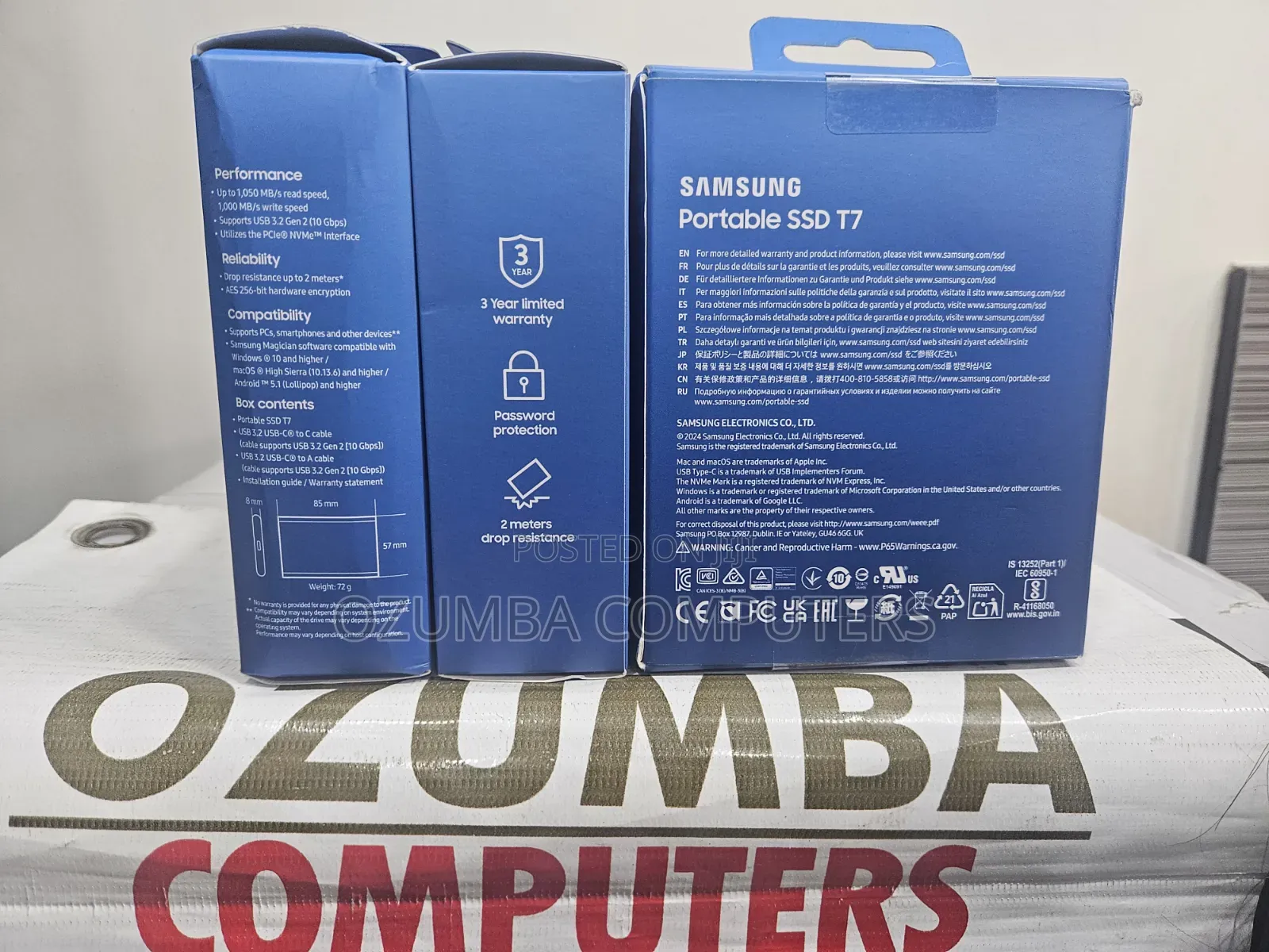 Samsung Portable SSD T7 4TB