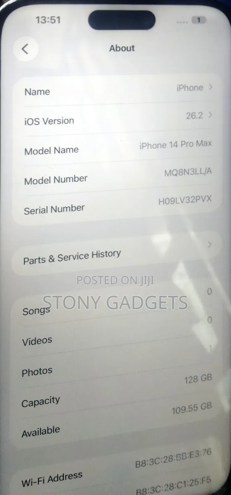 Apple iPhone 14 Pro Max 256 GB White