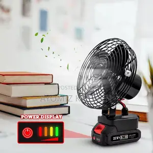 8 Inches Rotating Lithium Fan With 2 Batteries