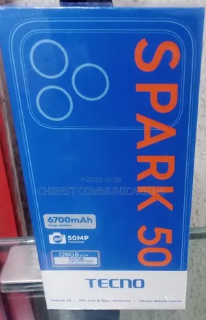 New Tecno Spark 50 128 GB