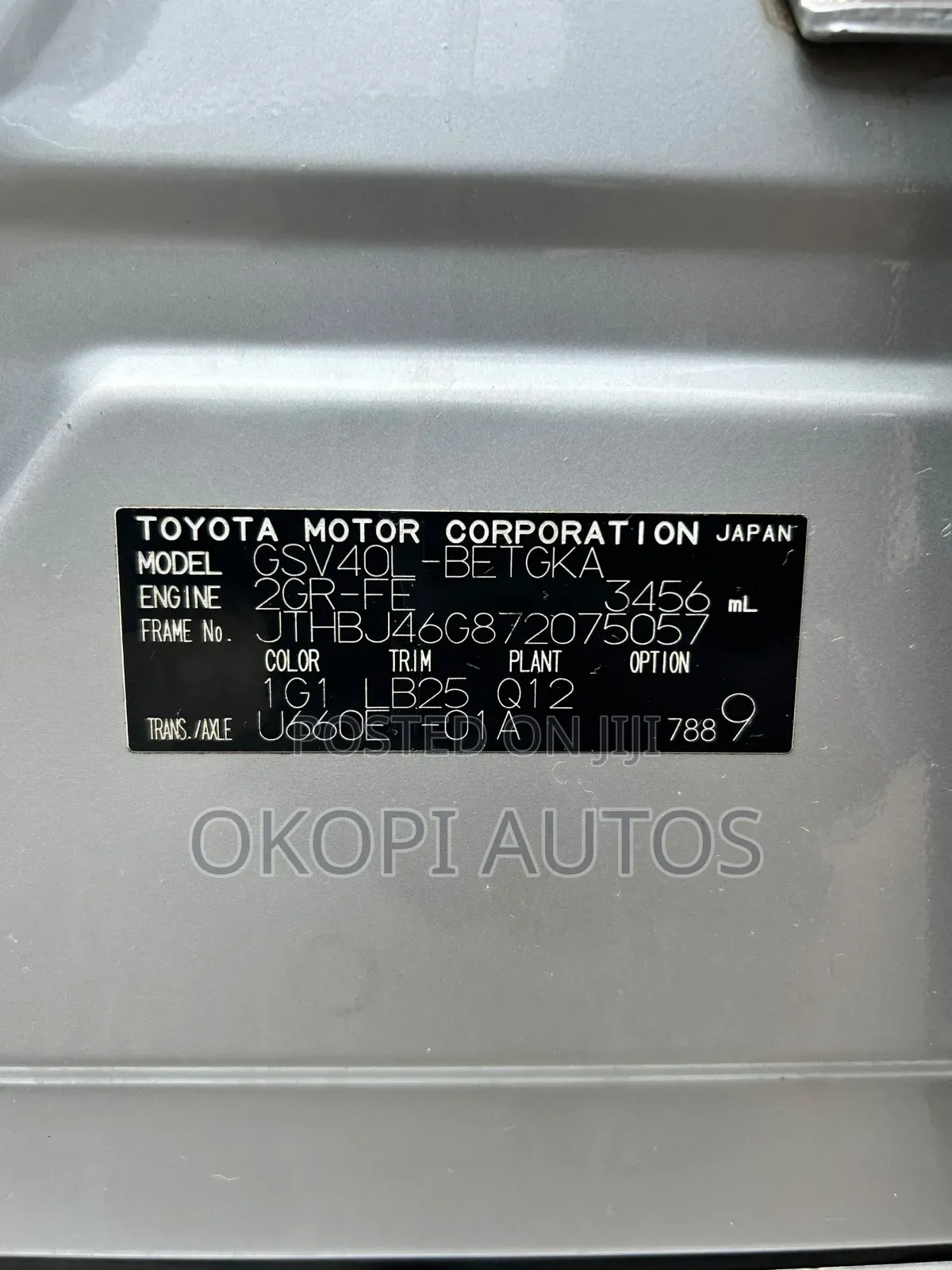 Lexus ES 350 2007 Silver