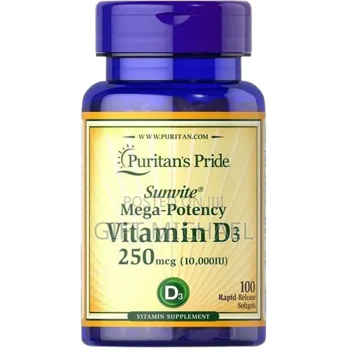 Vitamin D3 1000 IU 100 Soft Gels