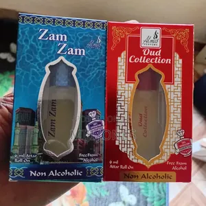 Almas Perfume 6ml Attar Roll-Ons: Zam Zam OR Oud Collection*
