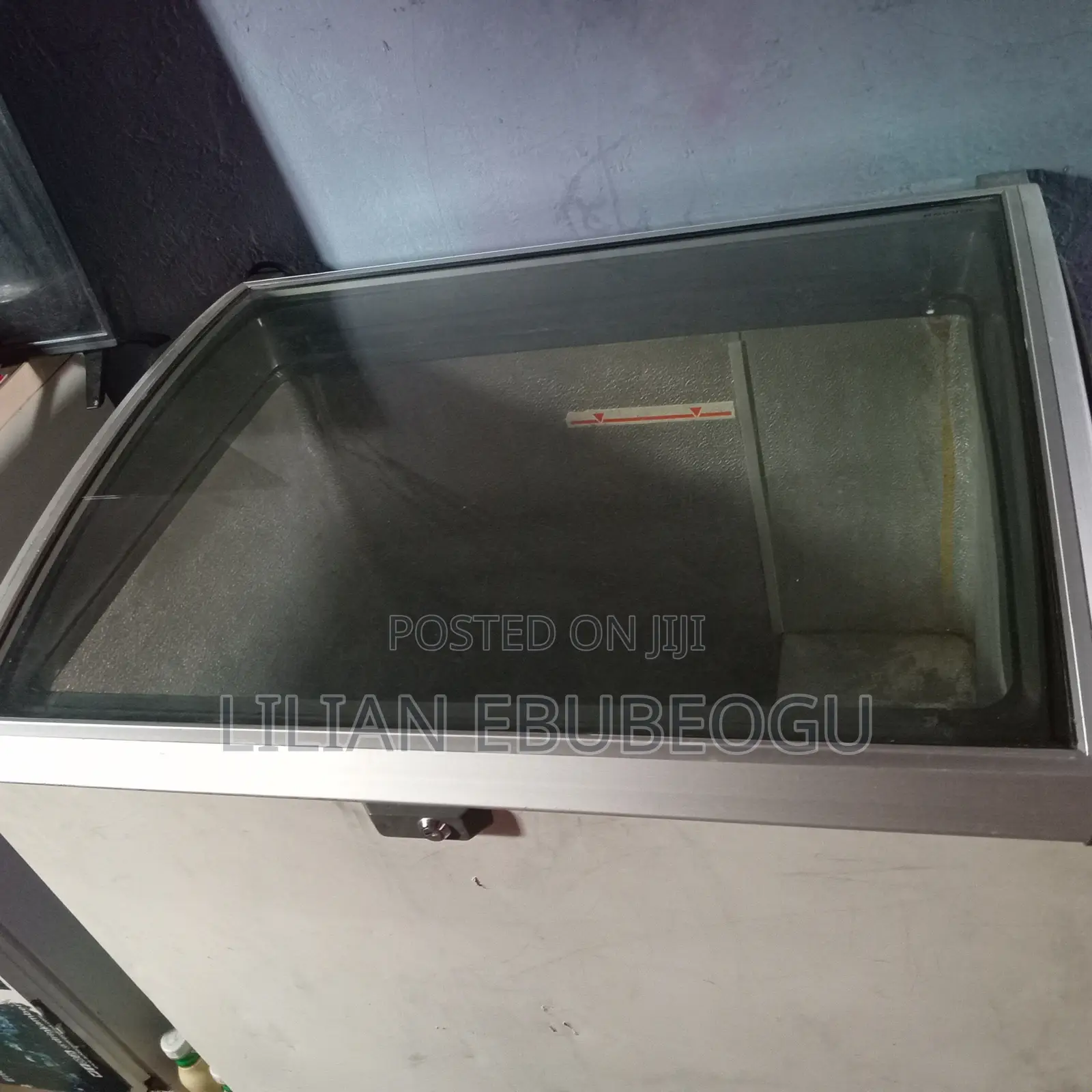 Freezer With Transparent Glass