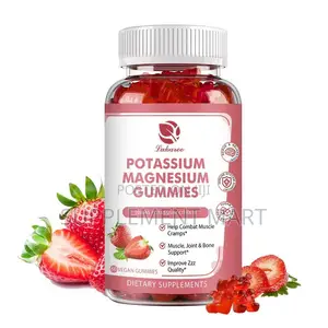 Potassium Magnesium Gummies With Vitamin C, D, K2, B6, Calcium, Zinc