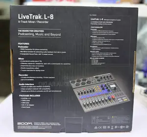 Zoom Live Track L-8 (8-Track Mixer/Recorder)