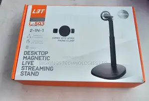 L-503 2-in-1 Desktop Magnetic Live Streaming Stand