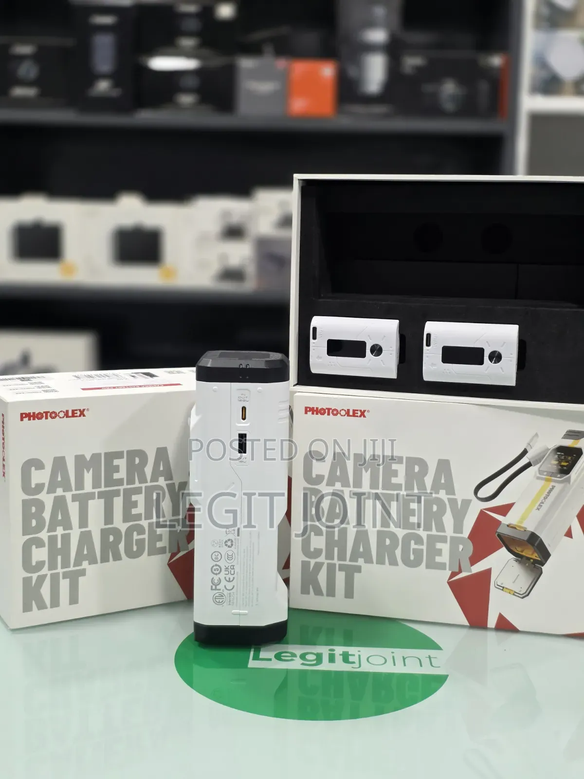 Photoolex Camera Battery Charger Kit