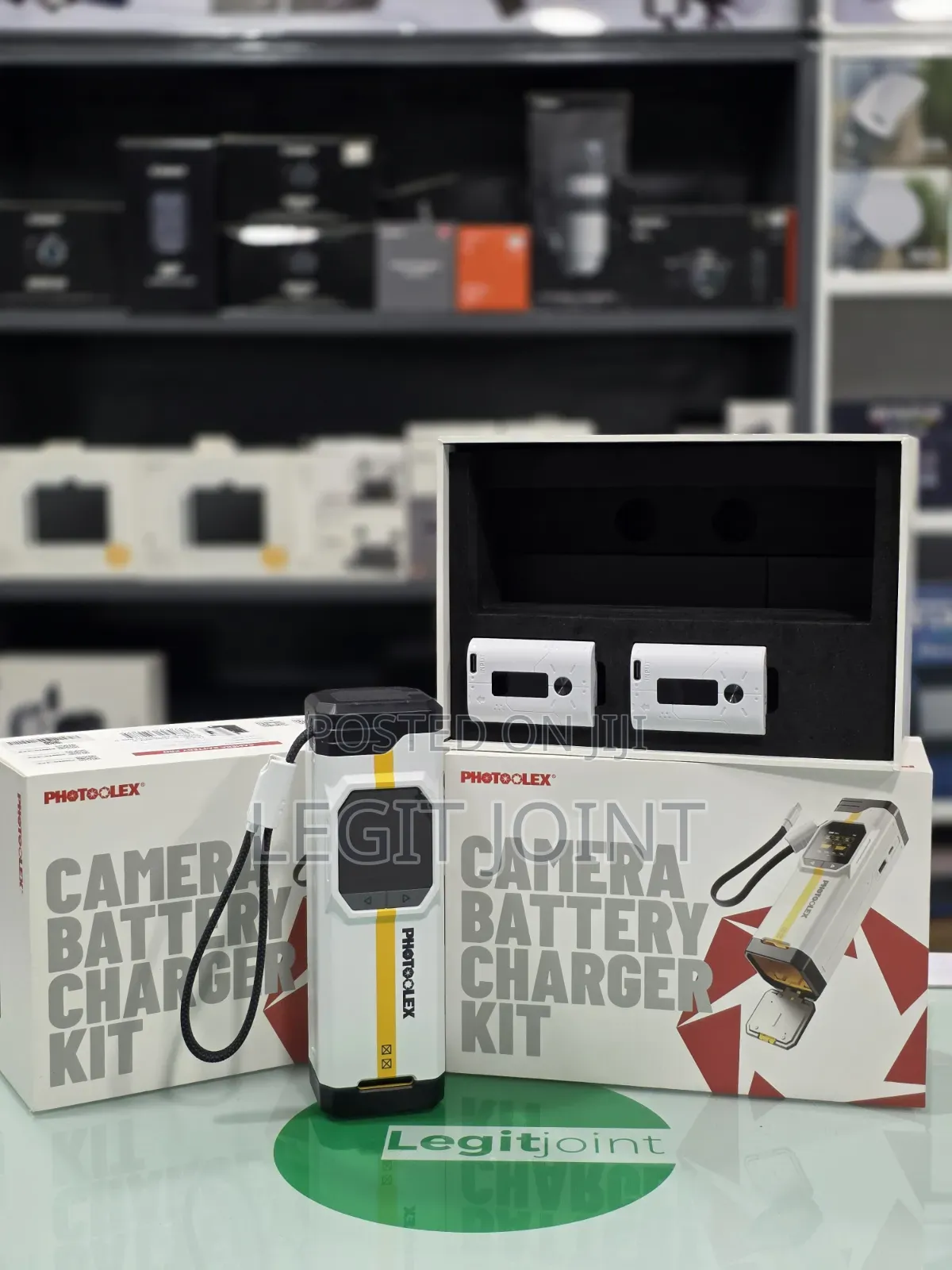 Photoolex Camera Battery Charger Kit