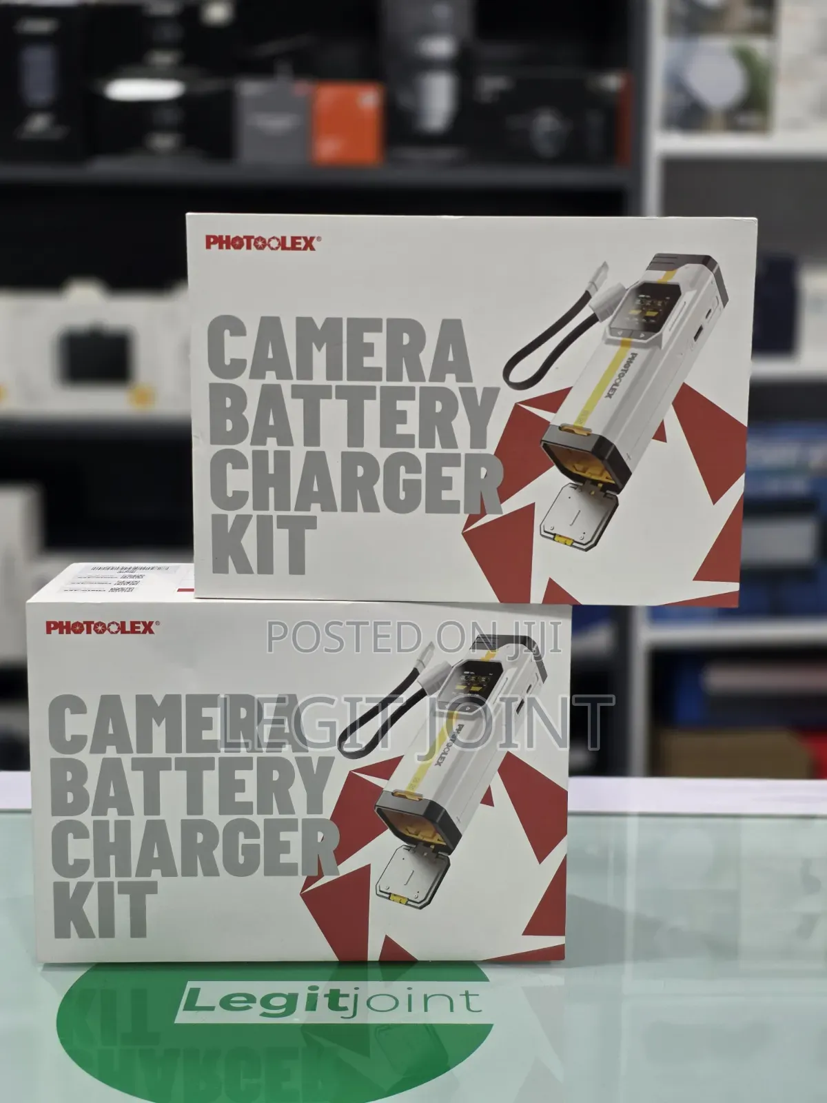 Photoolex Camera Battery Charger Kit