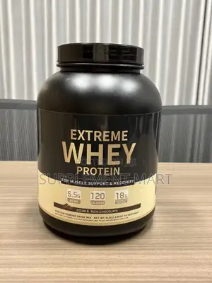 Whey Protein Powder 2.23kg Vanilla & Double Rich Chocolate Flavor