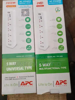 APC Surge Protector Extension Socket With USB Ports