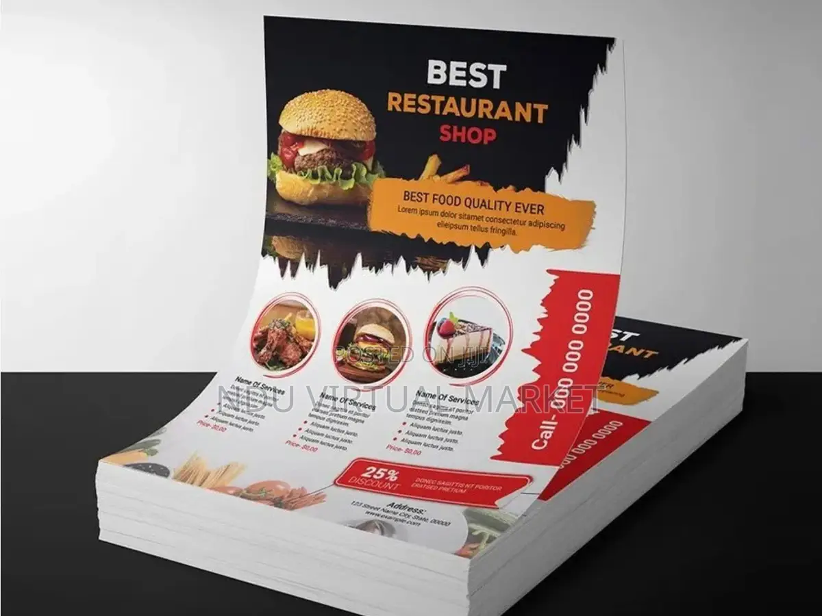 A5 Flyers (Double Sided) – Pack of 100 – Onitsha