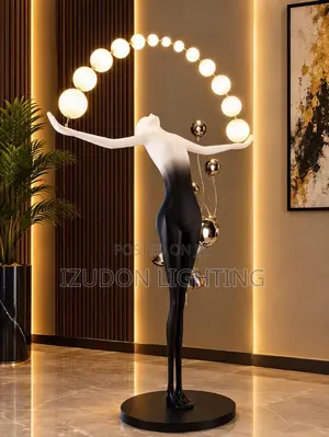 Luxury Stunning New Modern Artistic Floor Lamp With a Sculptural