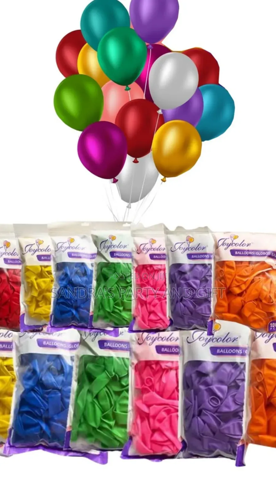 Assorted Colour Latex Balloons