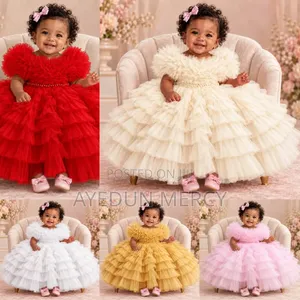 Baby Girl Fluffy Ball Gown