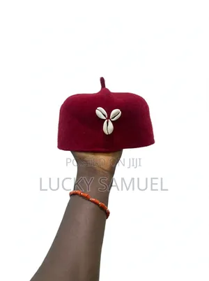 Authentic Handmade Igbo Ozo Title Cap for Men