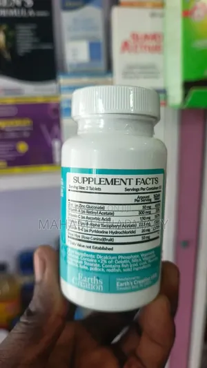 Earth's Creation Zinc for Acne DermaClear 50mg – 100 Capsules