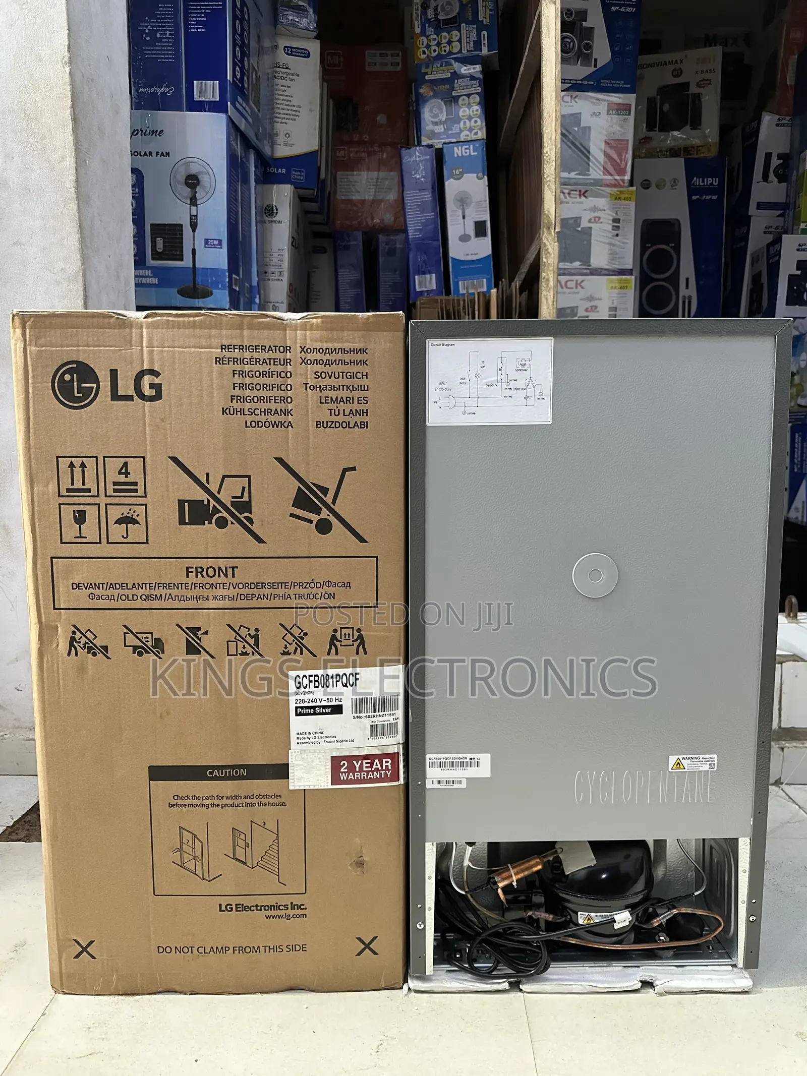LG 89Liters Single Door Refrigerator