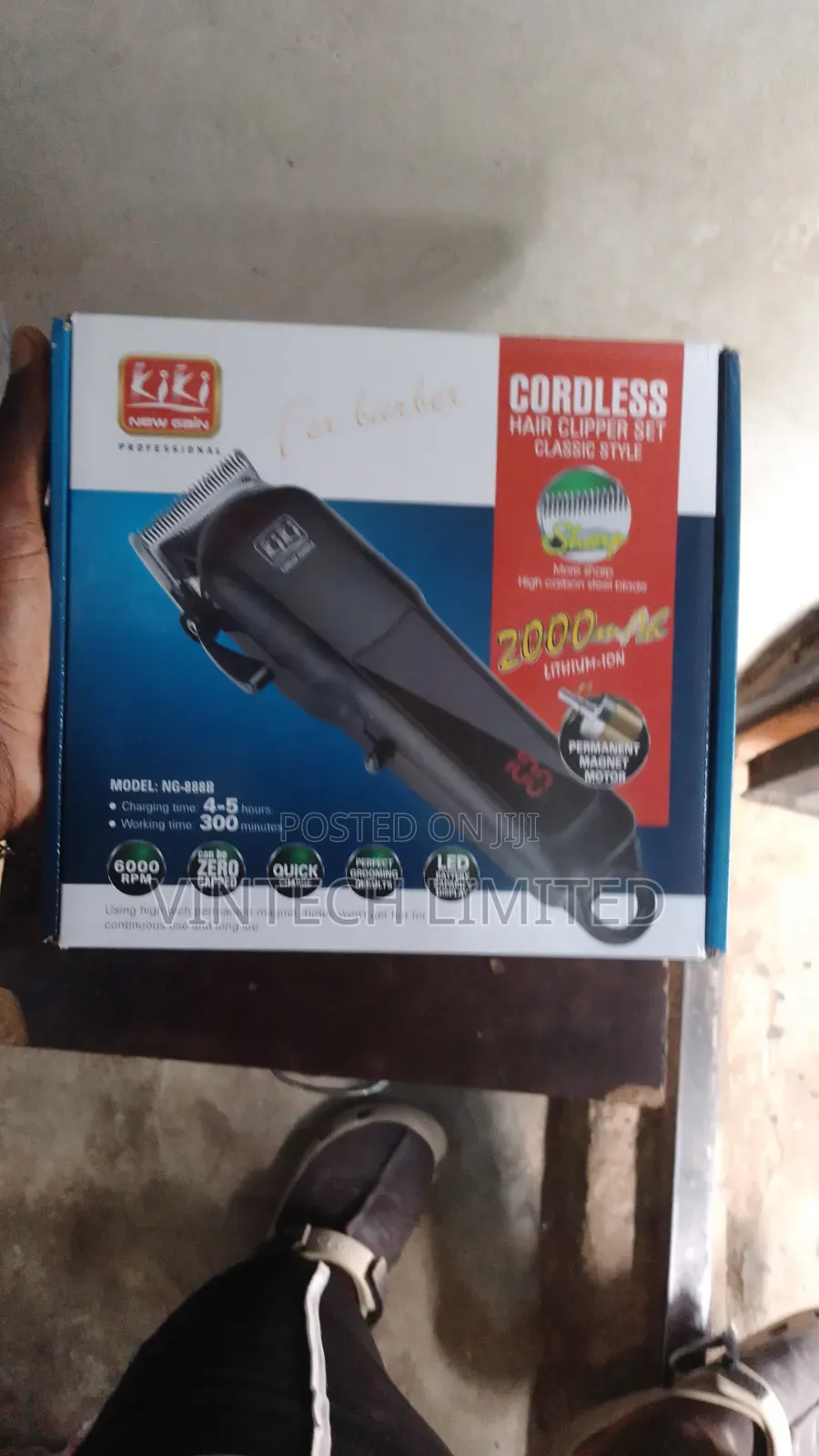 Kiki New Gain Rechargeable Cordless Clipper