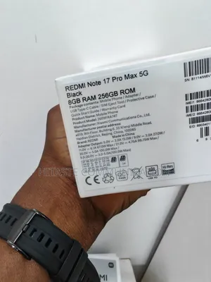 New Xiaomi Redmi Note 17 Pro Max 256 GB Black