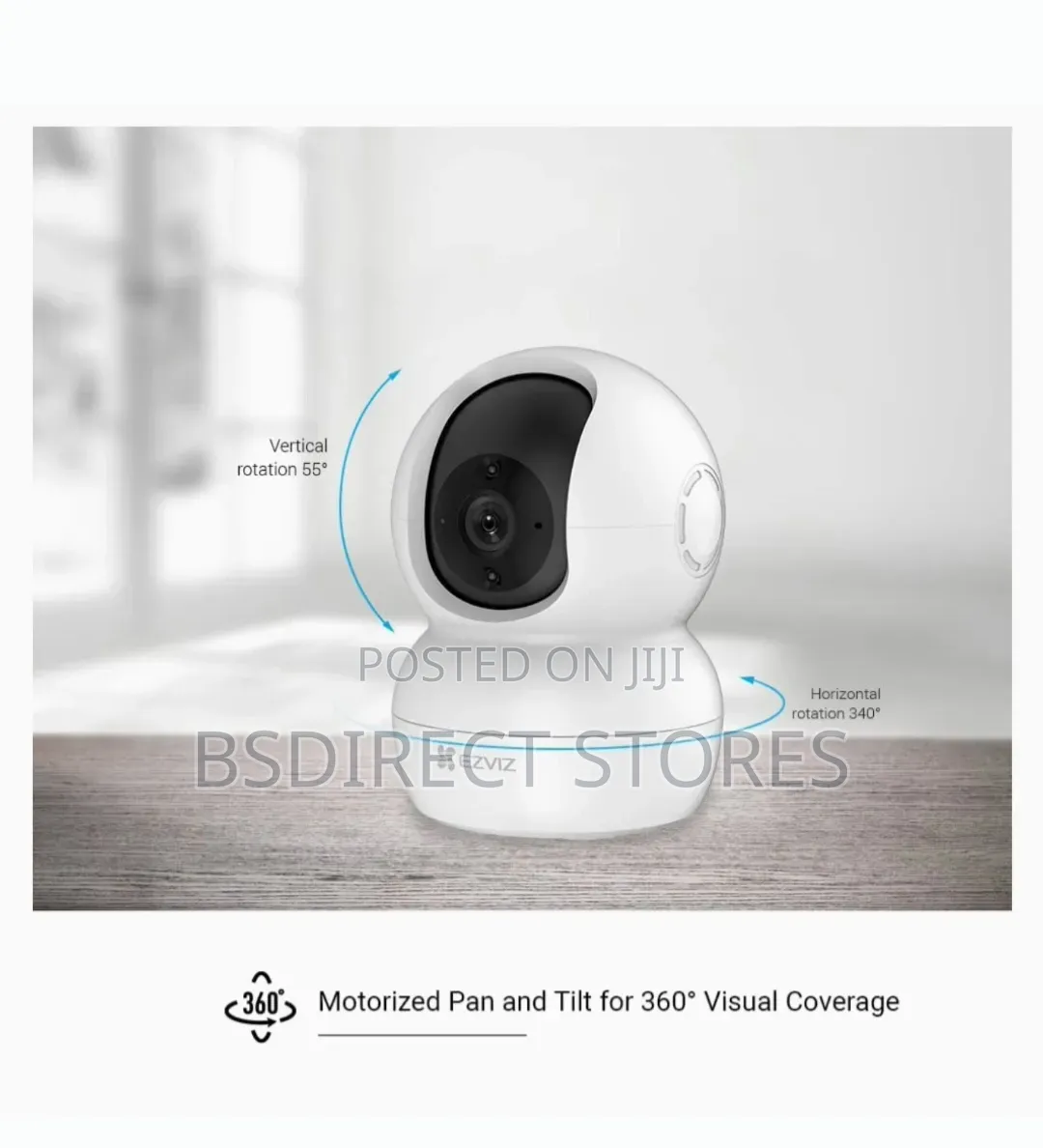 EZVIZ Advanced CCTV Camera With 360° View Motion Detection 2 Way Audio