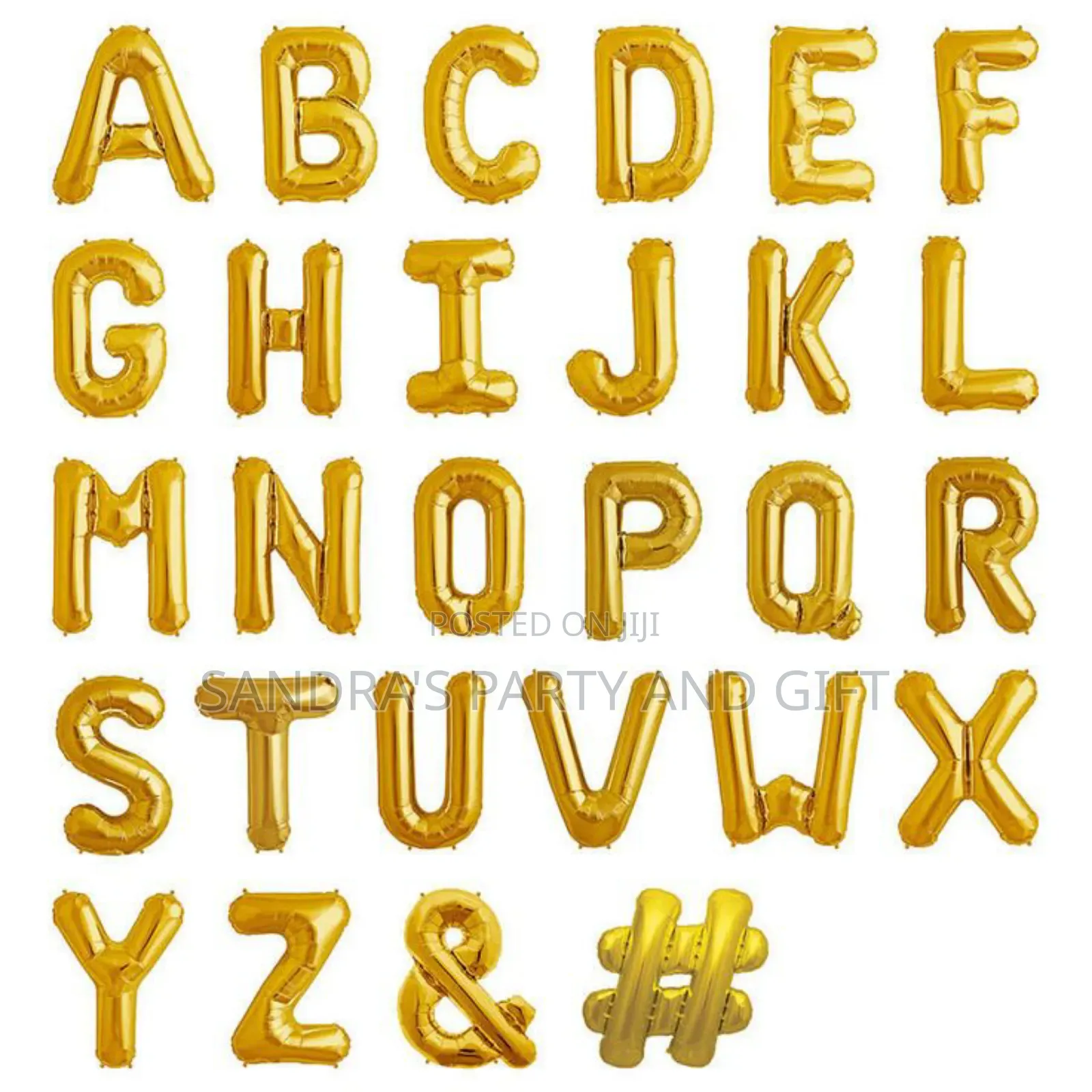 Foil Alphabet Letter Balloons
