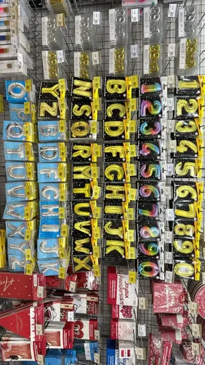Foil Alphabet Letter Balloons