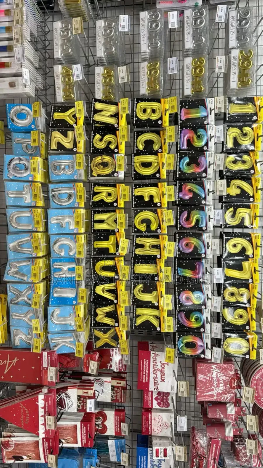 Foil Alphabet Letter Balloons