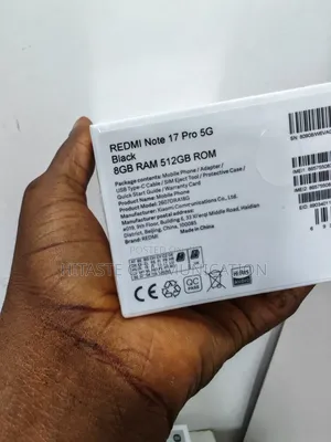 New Xiaomi Redmi Note 17 Pro 512 GB Black