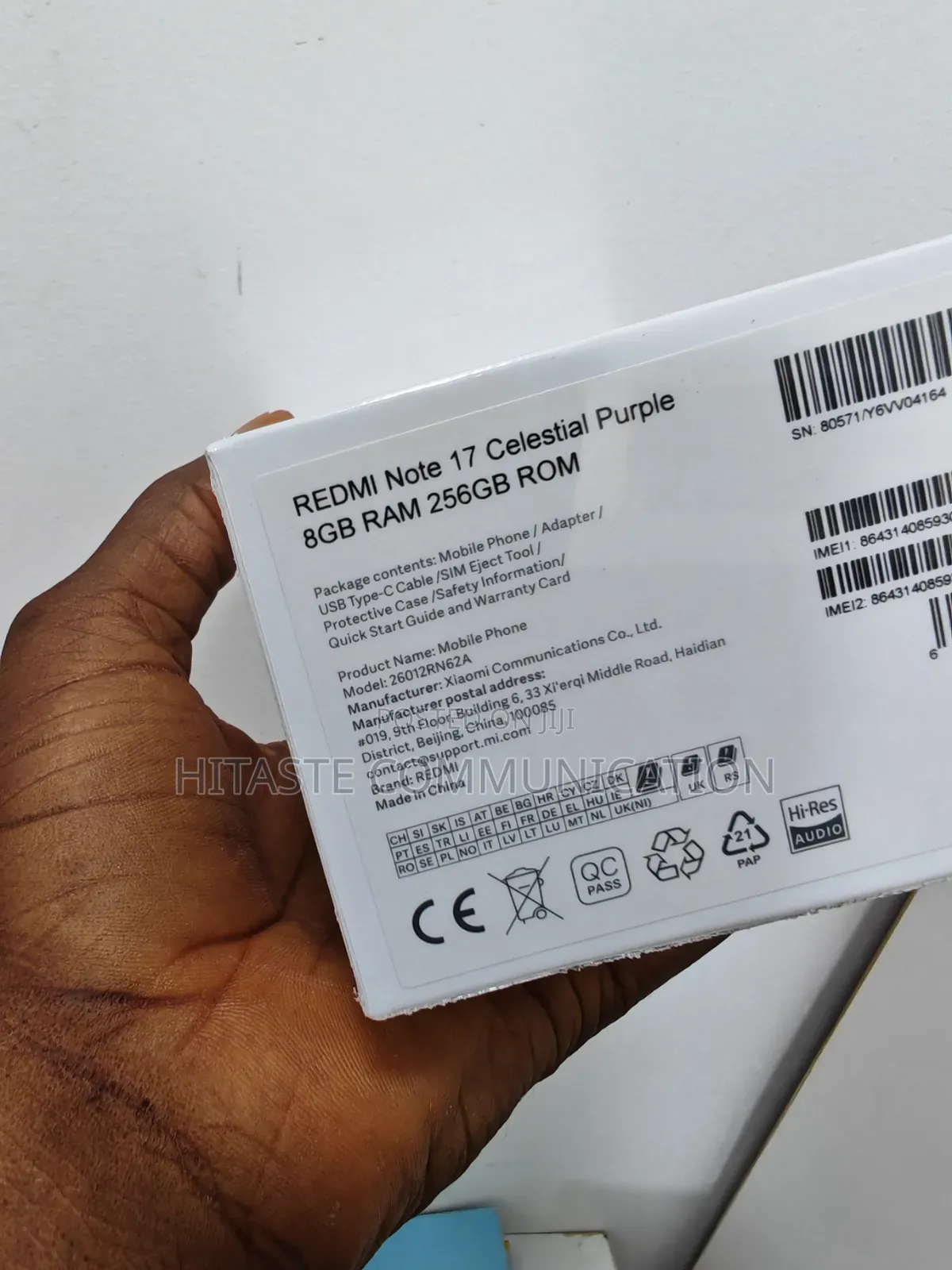 New Xiaomi Redmi Note 17 4G 256 GB Purple