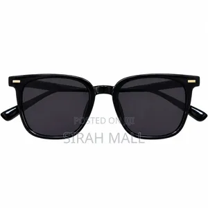 Unisex Black Frame + Grey Sheet Glass